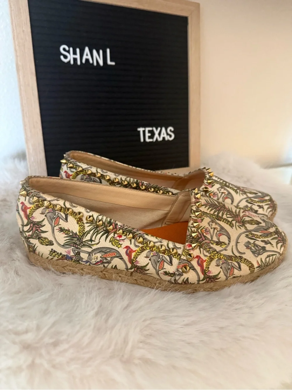Christian Louboutin designer espadrille